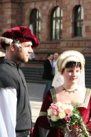 Das Hochzeitspaar Eric und Steffi